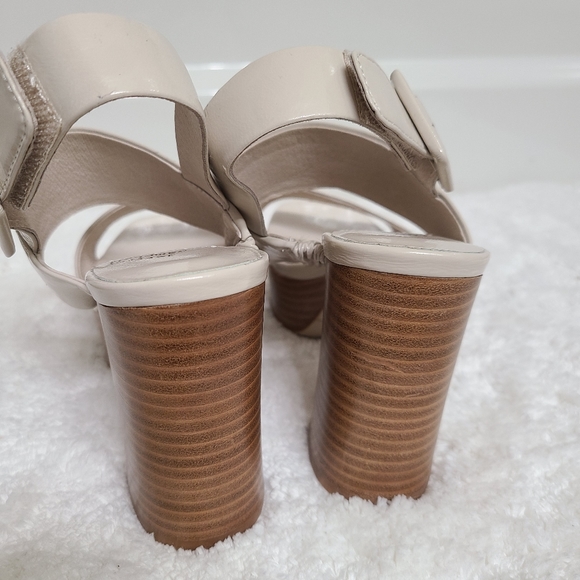 JEFFREY CAMPBELL Ammaly Slingback Platform Sandal Ivory size 6-6.5 - Picture 4 of 5